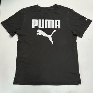 Puma Black Short Sleeve T-shirt | Men Size Medium